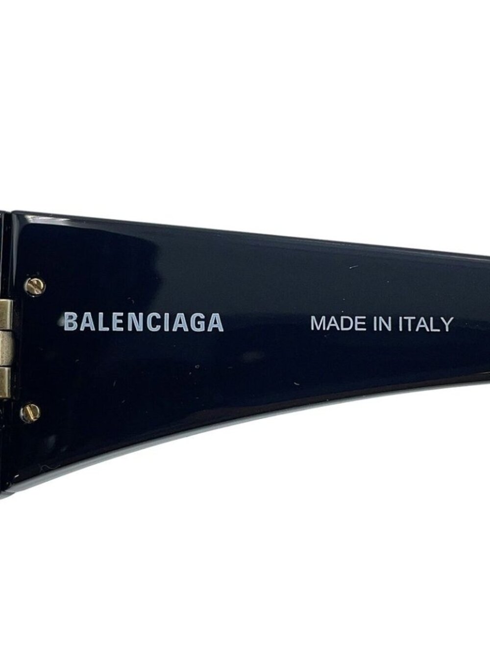 Balenciaga Sunglasses Hourglass Round Eyewear Black - Picture 7 of 9